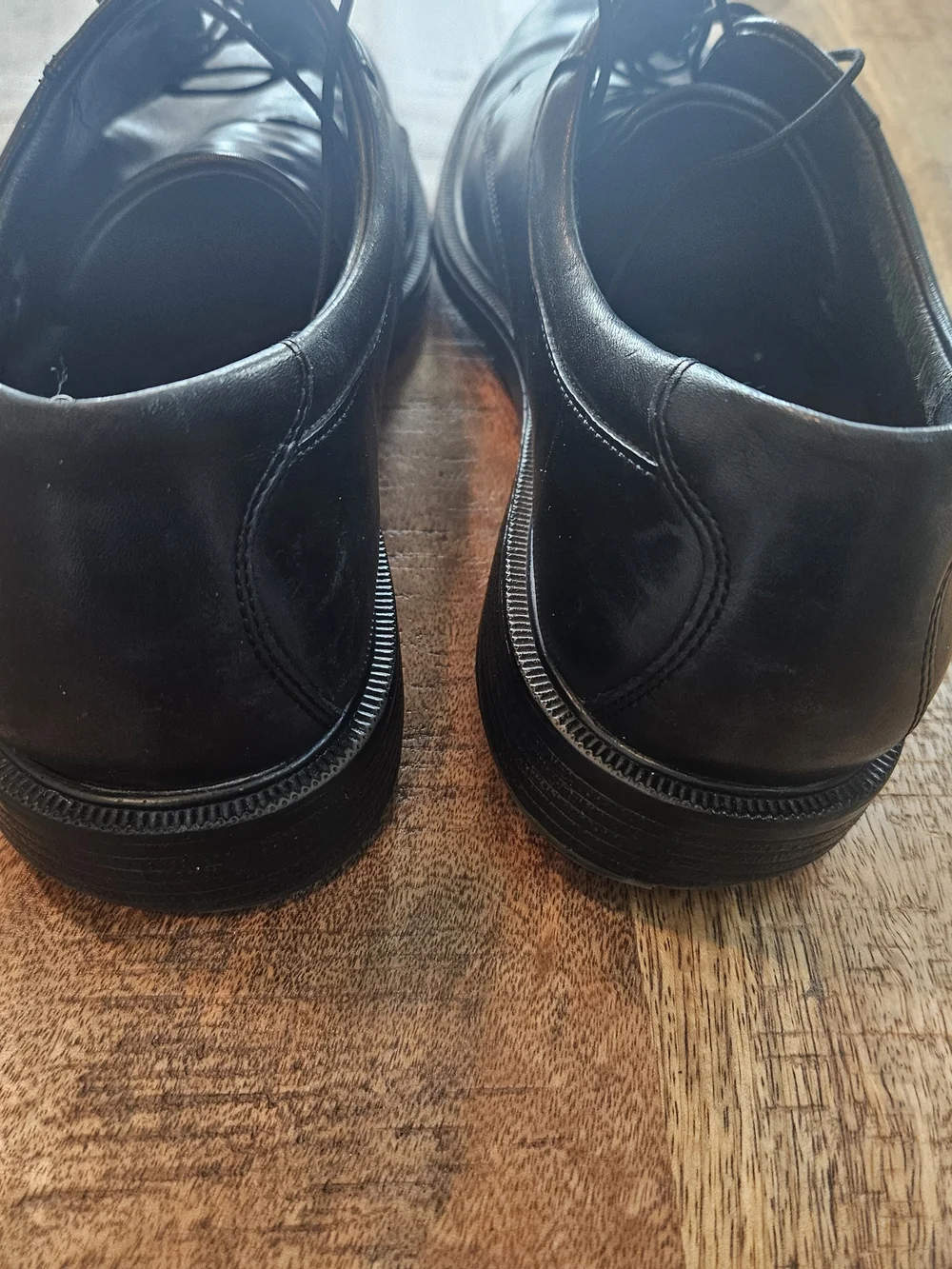 Rockport Margin Oxfords Mens Black Leather Lace Up Dress Shoes Size 12